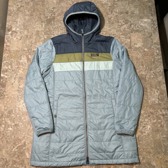 L.L. Bean Jackets & Blazers - LL Bean Jacket Womens Large Mountain Classic Puffer Coat Colorblock 520670